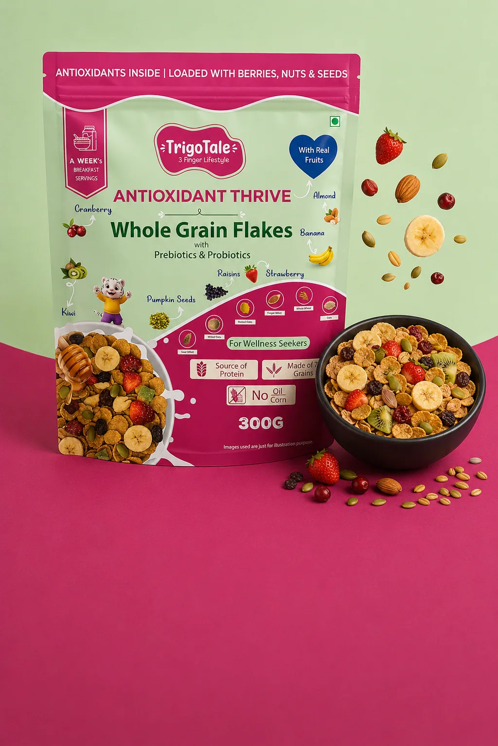 Antioxidant Thrive Whole Grain Flakes