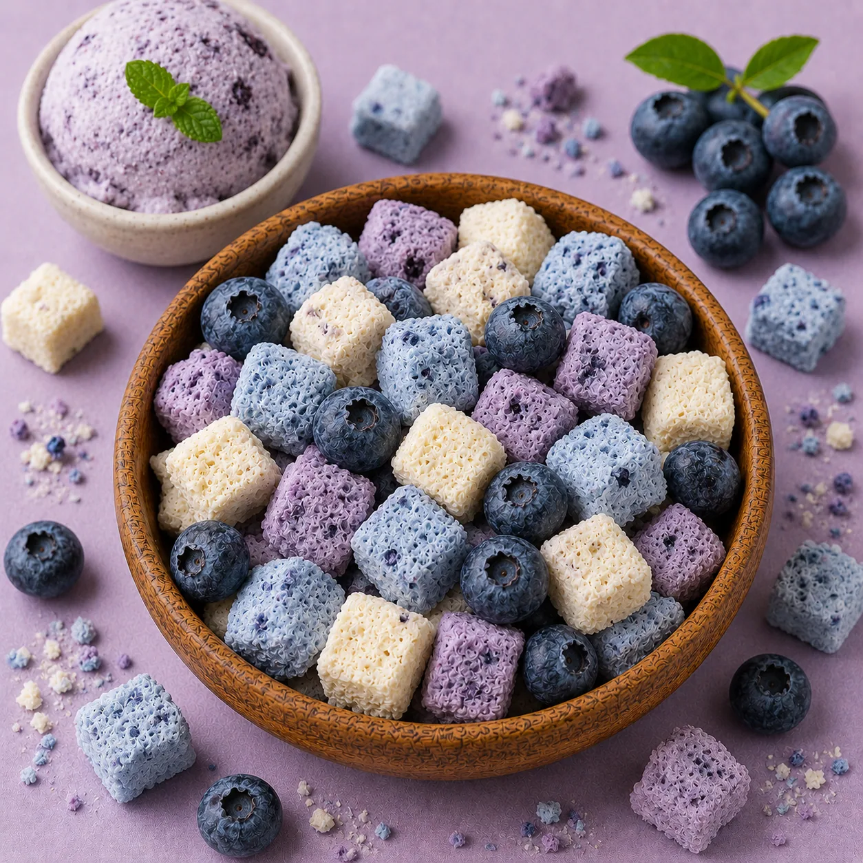 Freeze-Dried Berry Ice Cream Mix